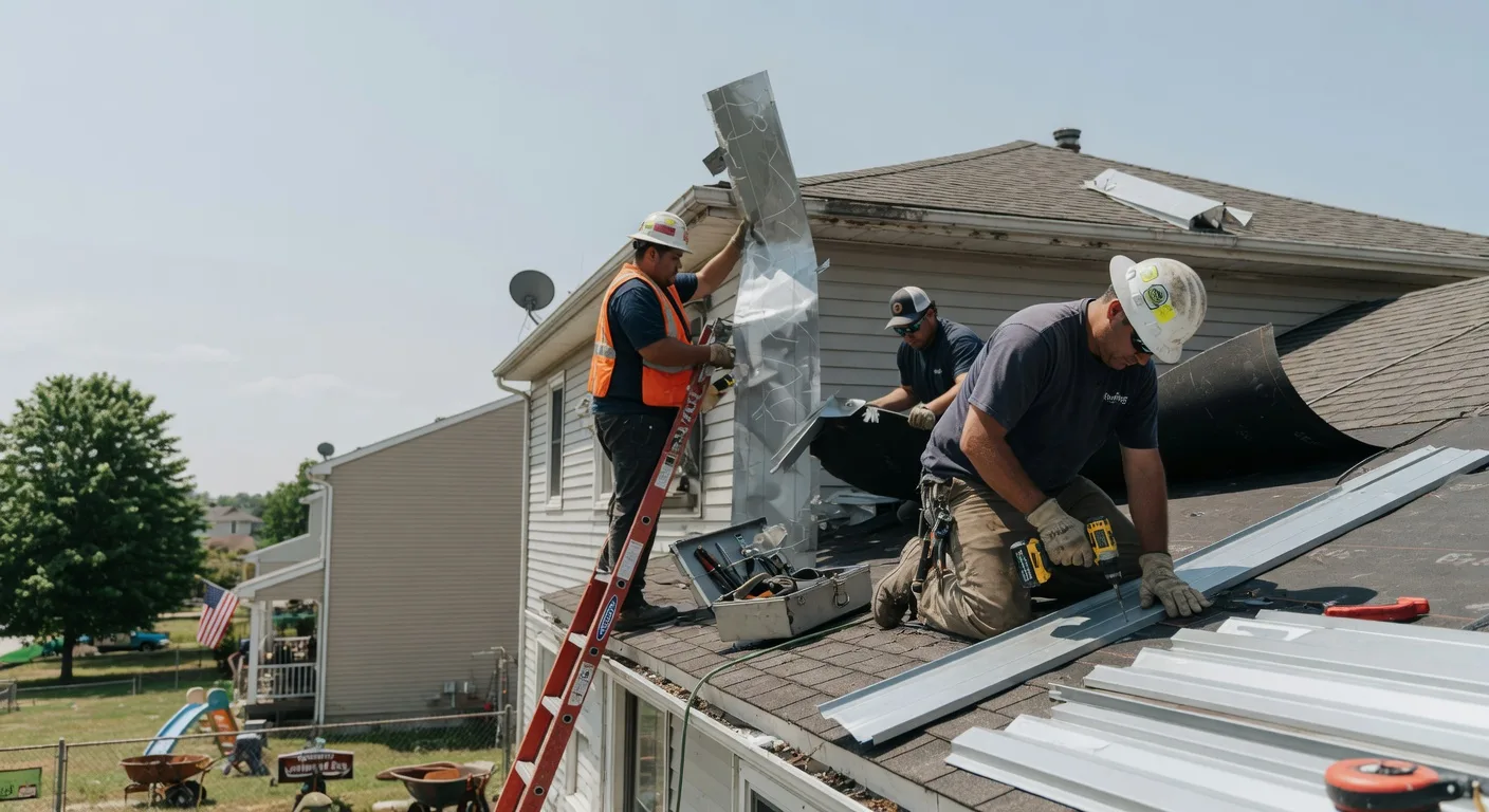 Storm Damage Metal Roof Repair in Lake Cormorant, MS